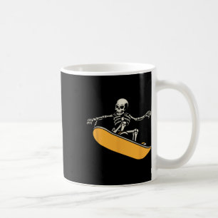 Skeleton Snowboarder Extreme Wintersport Snowboa Koffiemok