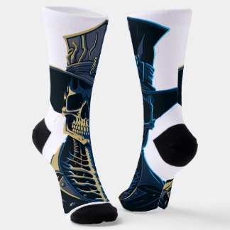 Skeleton socs sokken