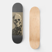 SKELETON souriant Skateboard Deck (Recto)