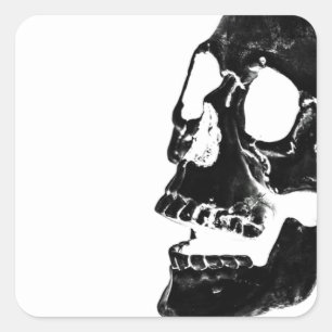 SKELETON STICKERS carré HALLOWEEN DAY OF THE DEAD