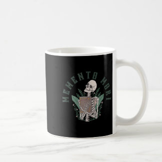 Skeleton Stoic Philosophy Latijn Citaat Memento Mo Koffiemok