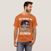 Skeleton Summer Spooky Vibes Just Waiting For Hall T-shirt (Voorkant volledig)