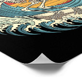 Skeleton surfen _1 poster (Hoek)
