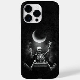 Skeleton Swinging Moon Case-Mate iPhone 14 Pro Max Hoesje