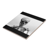 Skeleton Tegeltje (Zijkant)