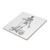Skeleton Tegeltje (Zijkant)
