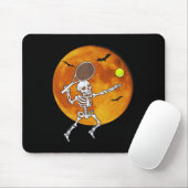 Skeleton Tennis Halloween Racket LL Muismat (Met muis)