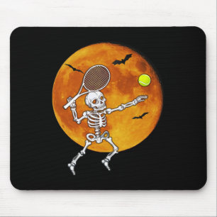 Skeleton Tennis Halloween Racket LL Muismat