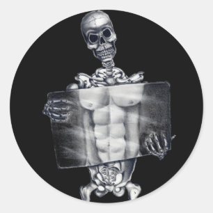 Skeleton thoraxfoto Stickers