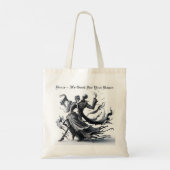 Skeleton Tote Bag (Achterkant)