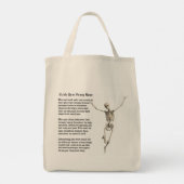 Skeleton Tote Bag (Achterkant)