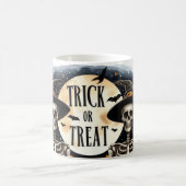 Skeleton Trou ou Treat Morph Mug (Centre)