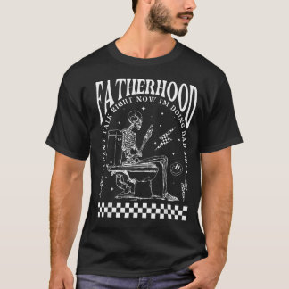 Skeleton vaderschap Ik kan nu niet praten IK BEN T-shirt