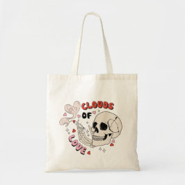 Skeleton Valentijn's Day Canvas tas, Grappige Canv Tote Bag