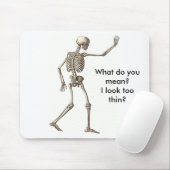 Skeleton Waving Mousepad Muismat (Met muis)