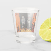 Skeleton Wedding Toast Glasses Shot Glas (Achterkant)