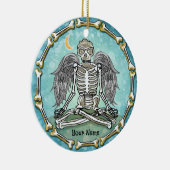 Skeleton Wings  Keramisch Ornament (Rechts)