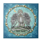 Skeleton Wings Tegeltje (Voorkant)