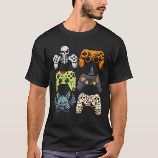 Skeleton Witch Zombie Mummy T-shirt (Voorkant)