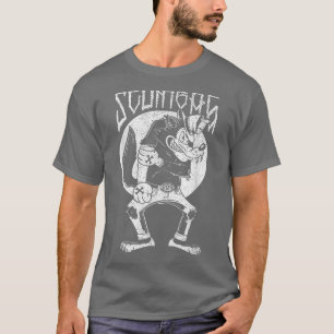 Skeleton Wolf Lover Wilde Mannen Leopard G T-shirt