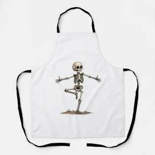 Skeleton Yoga – Grappig Halloween Fitness Shirt Schort