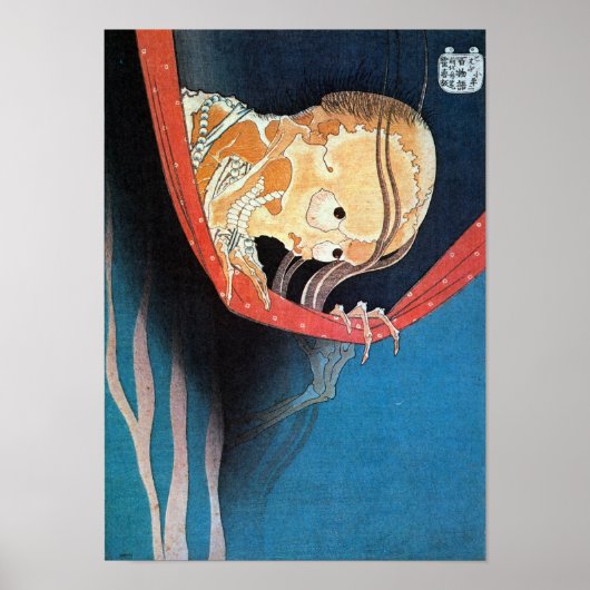 Skeletongest, Hokusai Poster (Voorkant)