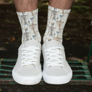 Skeletonpatroon Halloween Sokken