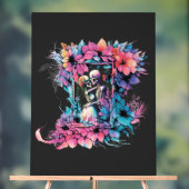 Skeletons amoureux. Un bouquet de fleurs. (Neutre)