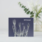 Skeletons - Carte postale Halloween (Debout devant)