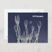 Skeletons - Carte postale Halloween (Devant / Derrière)