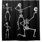 Skeletons dansants Douche rideau (Devant)