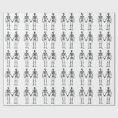  Skeletons Diagram met Genummerde Botten Cadeaupapier (Vlak)