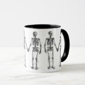 Skeletons Diagram met Genummerde Botten Mok (Voorkant rechts)