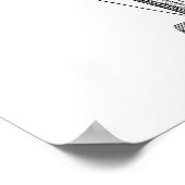 Skeletons Diagram met Genummerde Botten Poster (Hoek)