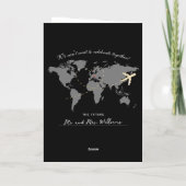 Skeletons gothiques Faire-part de mariage de passe (Verso)