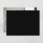 Skeletons mariages Grey AJOUTER NOM Pliage Carte d (Devant / Derrière)