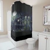 Skeletons Selfie Douchegordijn (In situ)