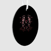 Skeletons tenant les mains Coeur Valentines concep (devant)