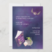 Skeletons/Thème Halloween/ Faire-part de mariage (Dos)