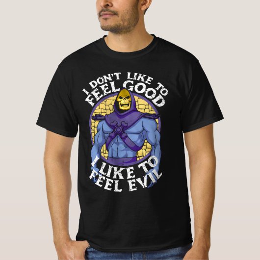 "Skeletor Mannen Cartoon" T-shirt (Voorkant)