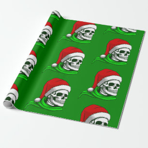 skeletskeletskelet voor kerst cadeaupapier