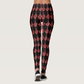 Skeletspatroon Leggings (Achterkant)
