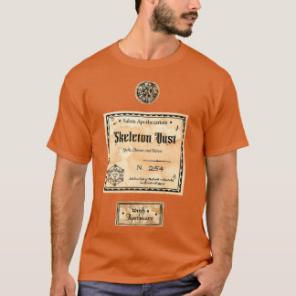 Skeletspier Stof Positie T-shirt