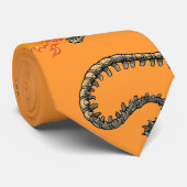 Skeletspier Stropdas (Opgerold)