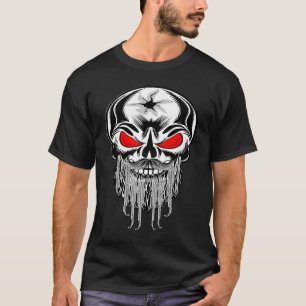 Skeletspier van de schedel Viking Pirate T-shirt