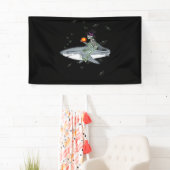 Skeletspieren - Funny Halloween Shark Gift Spandoek (Insitu)
