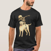 Skeletspieren Labrador Lazy Halloween Costume Cu T-shirt (Voorkant)
