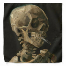 Skeletspieren Skeletspieren met brandende sigarett