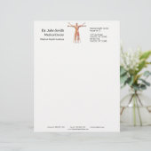 Skeletspieren voor medisch menselijk gebruik - Let Briefhoofd (Staand voorkant)