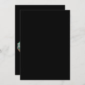 Skeletspleetspier Dinosaur T Rex Halloween Fun Kaart (Voorkant / Achterkant)